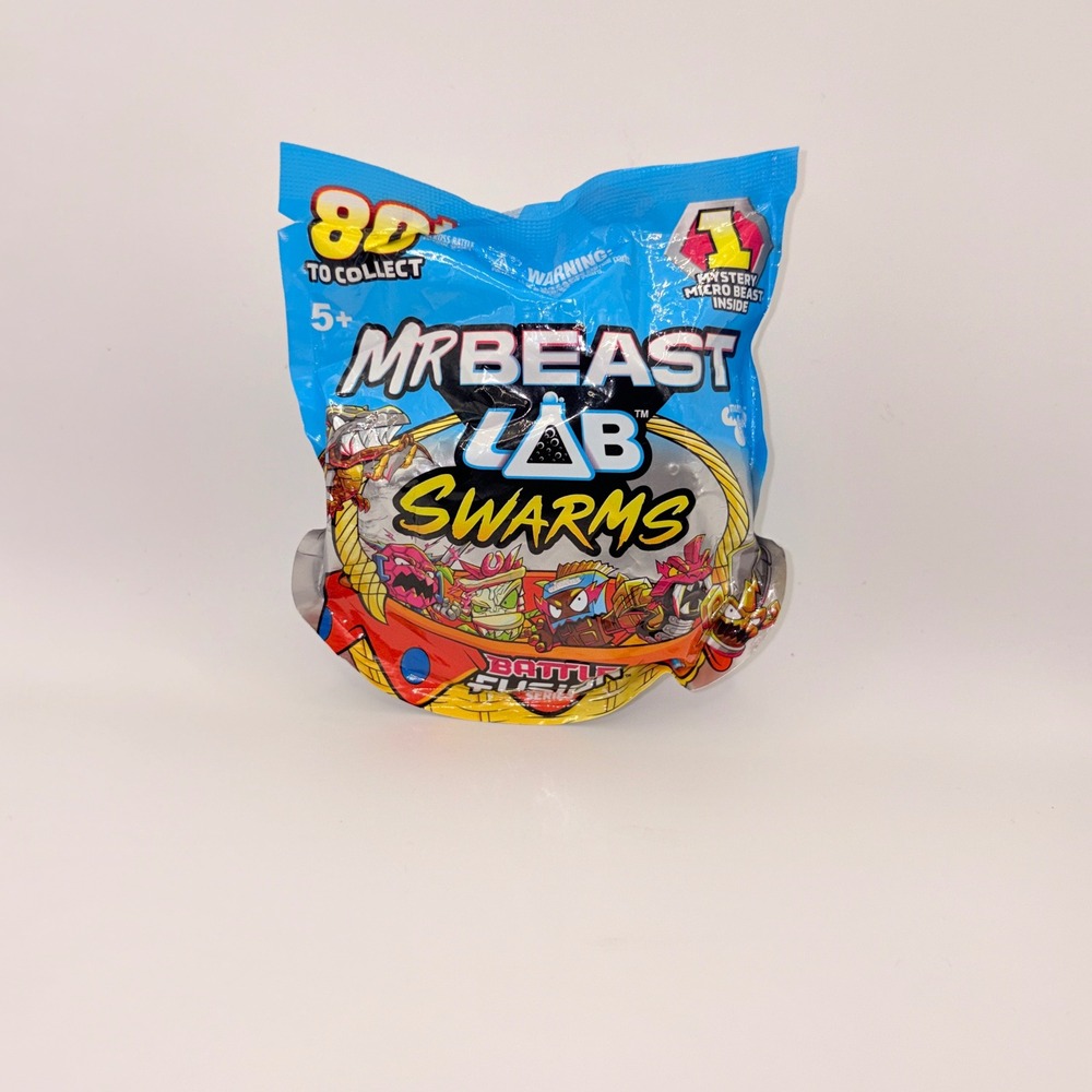 MrBeast Lab Swarms Battle Fusion Series Mystery Micro Beast Blind Bag New - Picture 2 of 3